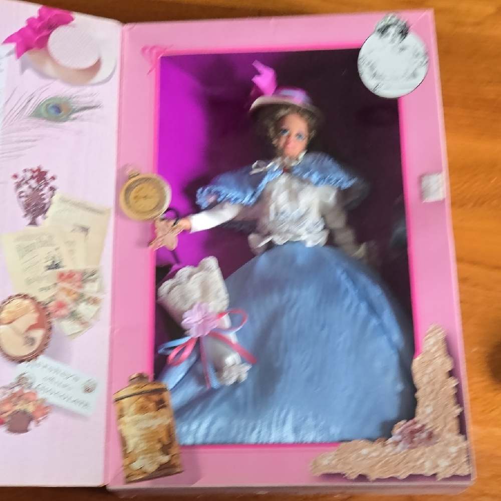 Barbie Victorian Doll in Blue and Pink